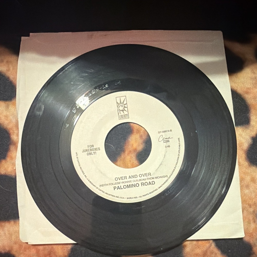 Palomino Road - Why Baby Why/Over And Over 7" 45 RPM vtg vinyl record